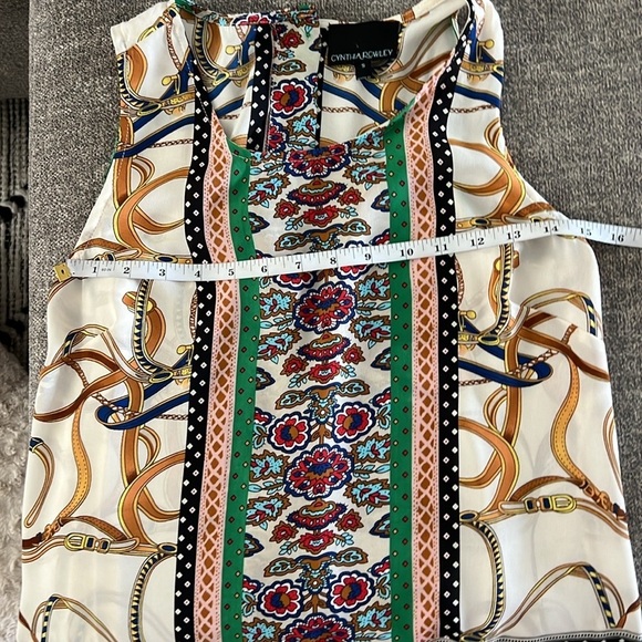 ⭐️Cynthia Rowley,Sophisticated  Blouse,BUTTON-DOWN BACK,Gorgeous, Size S - Picture 11 of 12